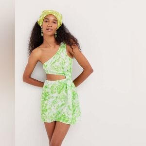 for love and lemons bridget mini dress For Love & Lemons Bridget Mini Dress in Wisteria